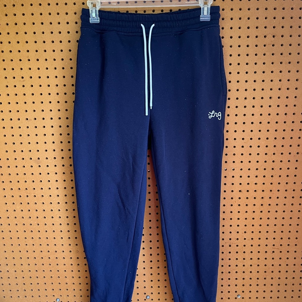 Y2K LRG Navy Blue Sweatpants Sz Large